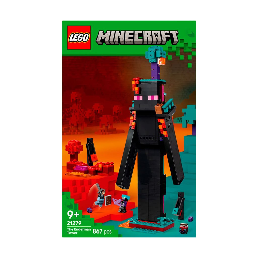 Конструктор LEGO Minecraft Вежа Ендермена, 867 деталей, від 9 років (21279)